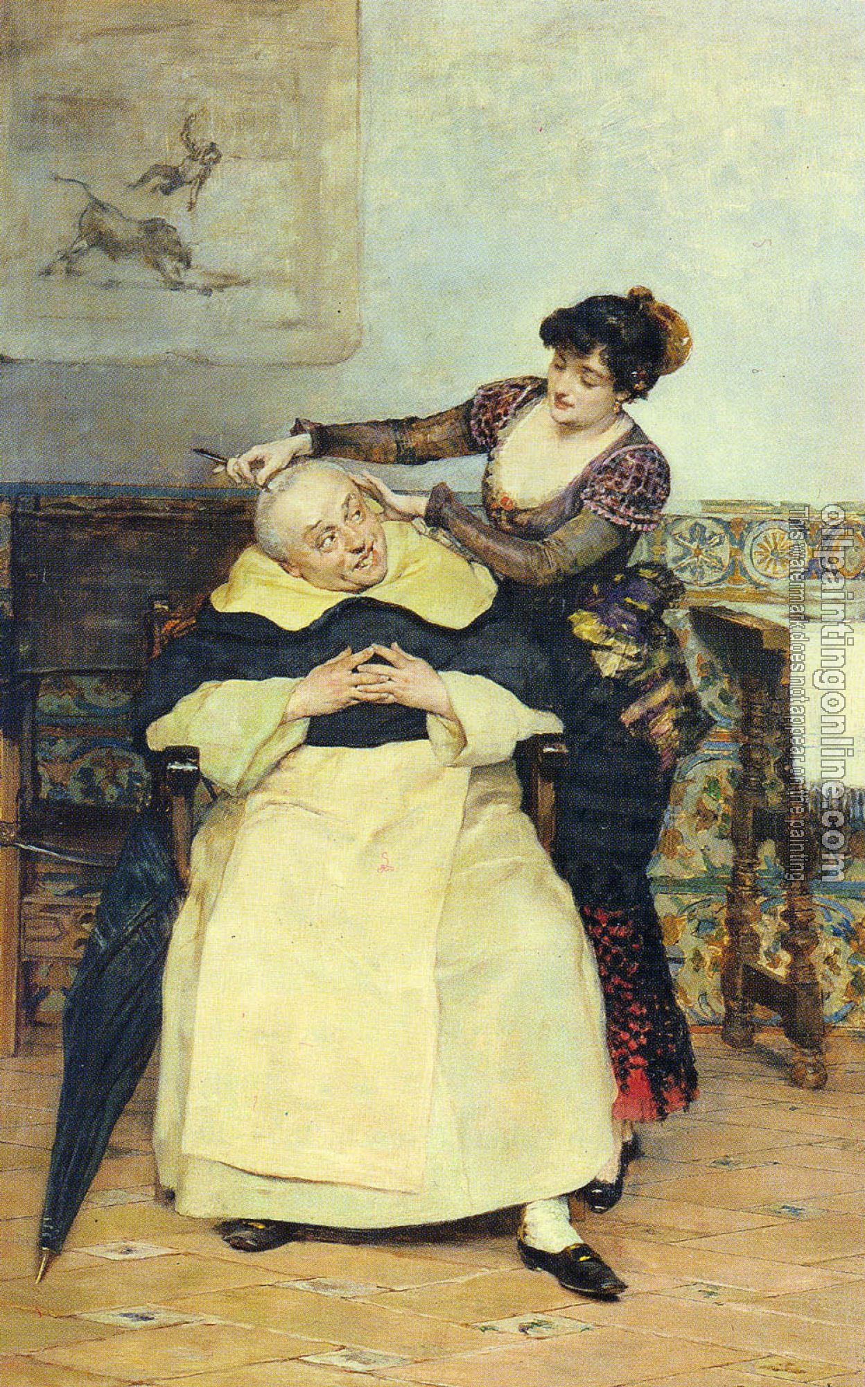 Vicente Palmaroli y Gonzalez - The Haircut